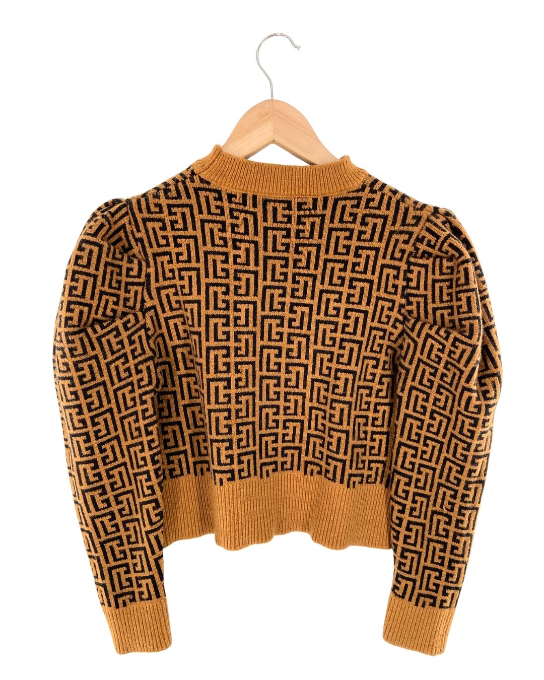 Saco tejido con diseño