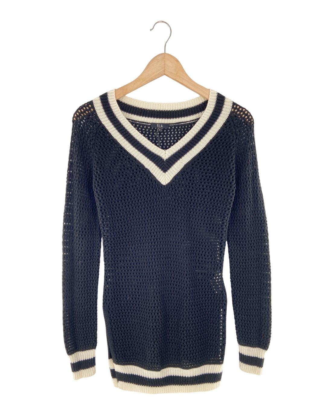 Saco tejido cuello en V