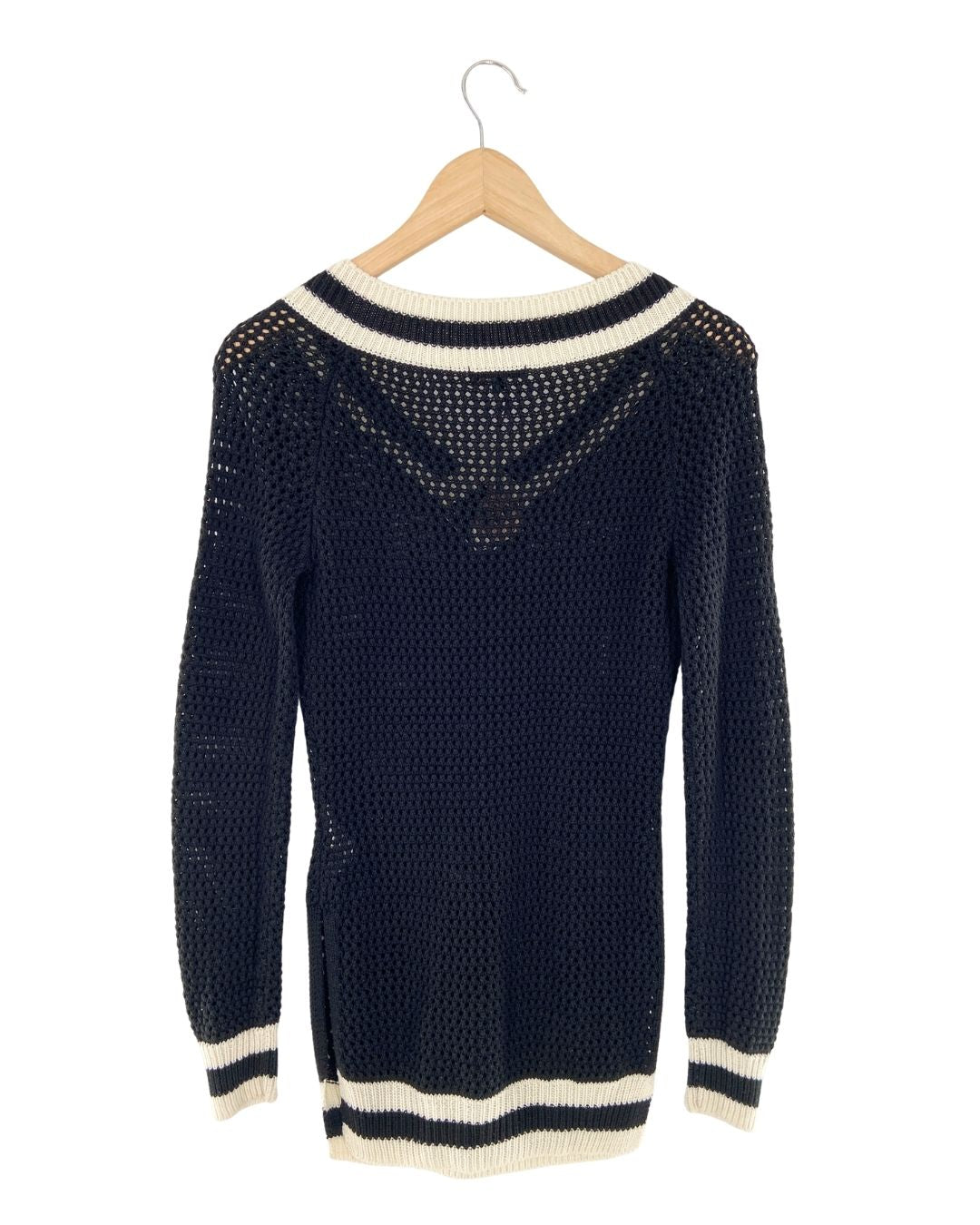 Saco tejido cuello en V