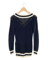 Saco tejido cuello en V