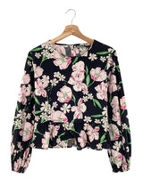 Blusa manga larga escote