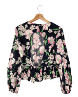 Blusa manga larga escote