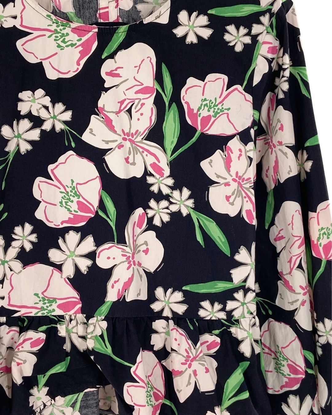 Blusa manga larga escote