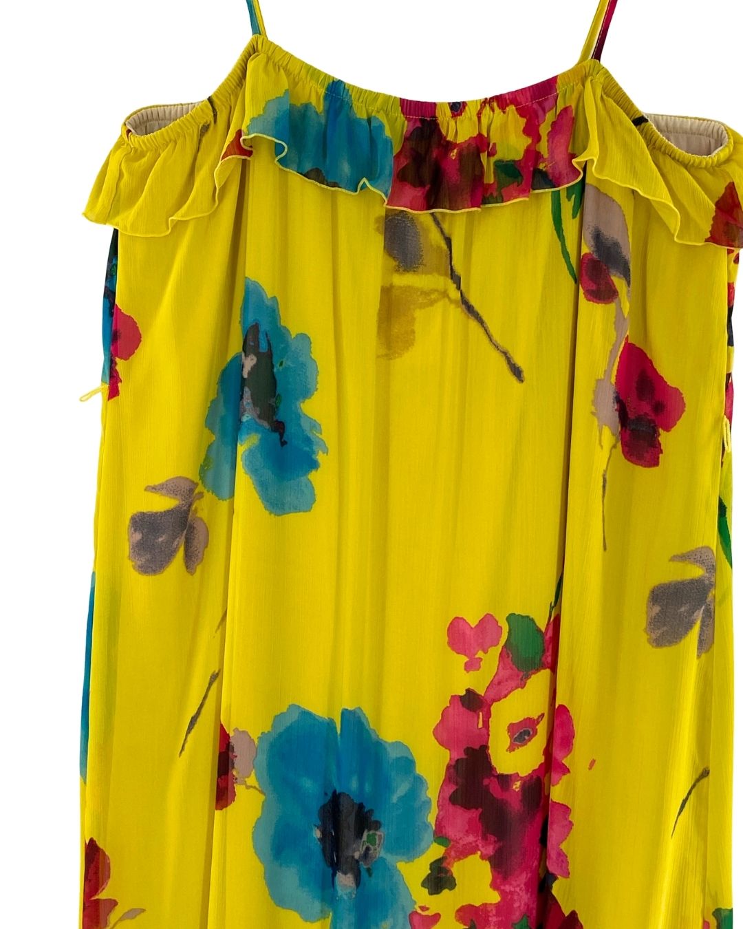 Maxi vestido amplio de tiras