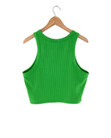 Blusa sleeveless en canale