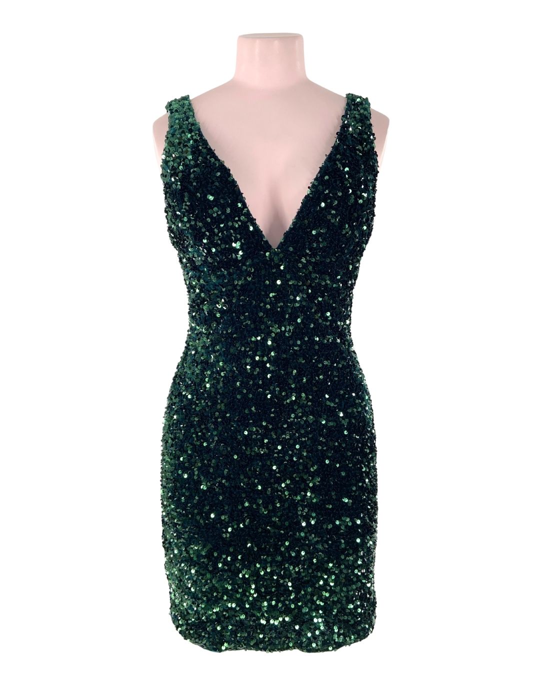 Vestido mini en lentejuelas