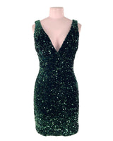 Vestido mini en lentejuelas