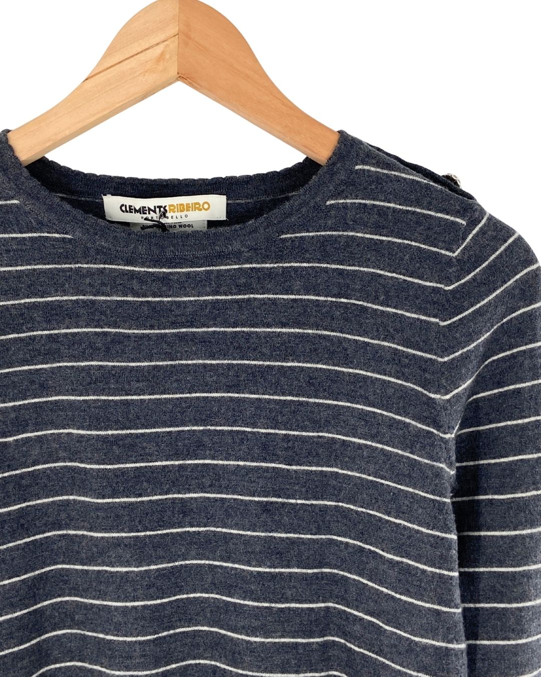 Saco a franjas en cashmere