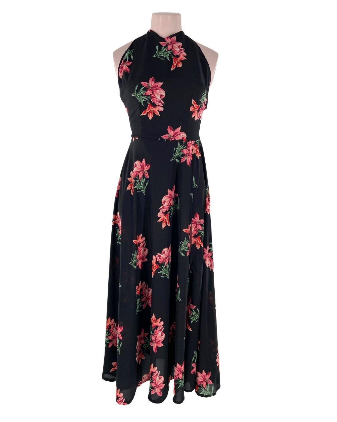 Maxi vestido print flores