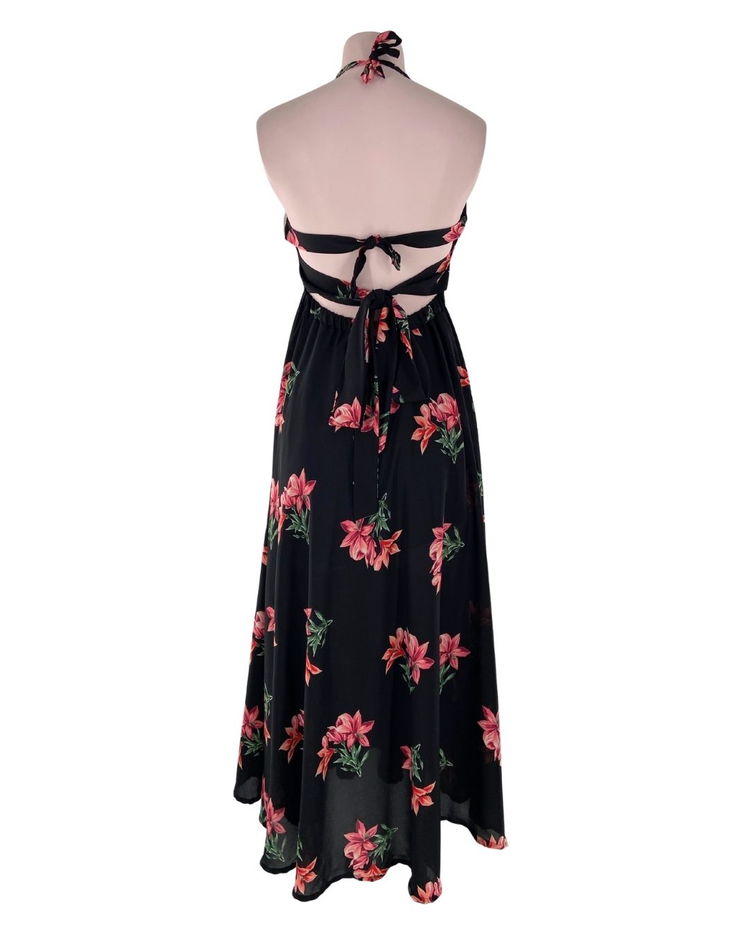 Maxi vestido print flores