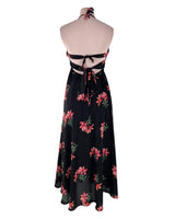 Maxi vestido print flores