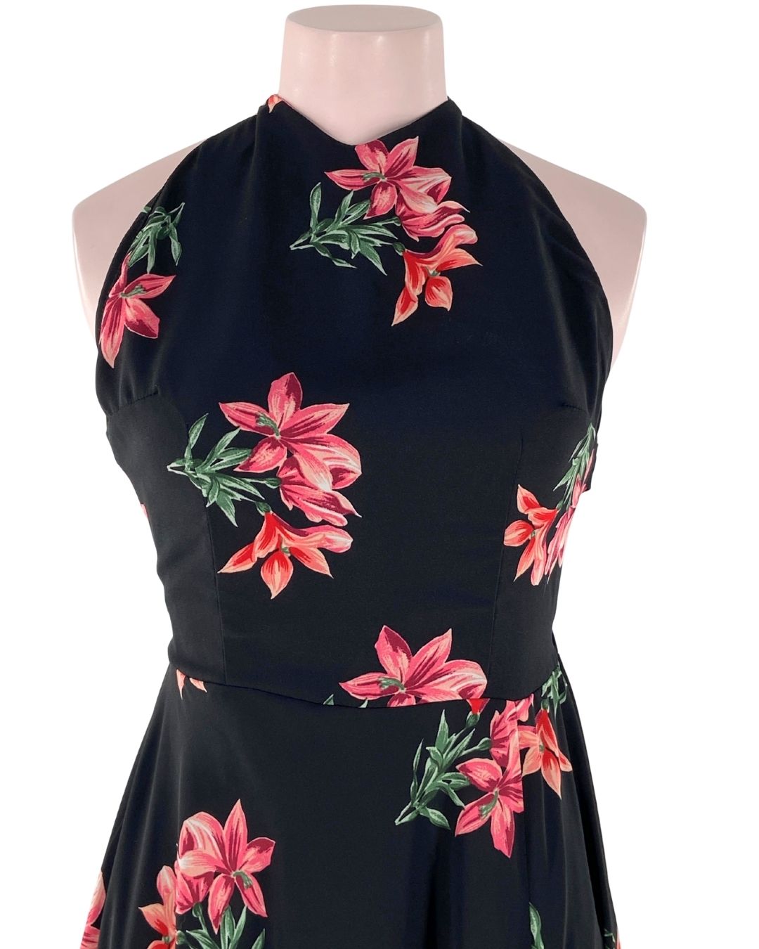 Maxi vestido print flores