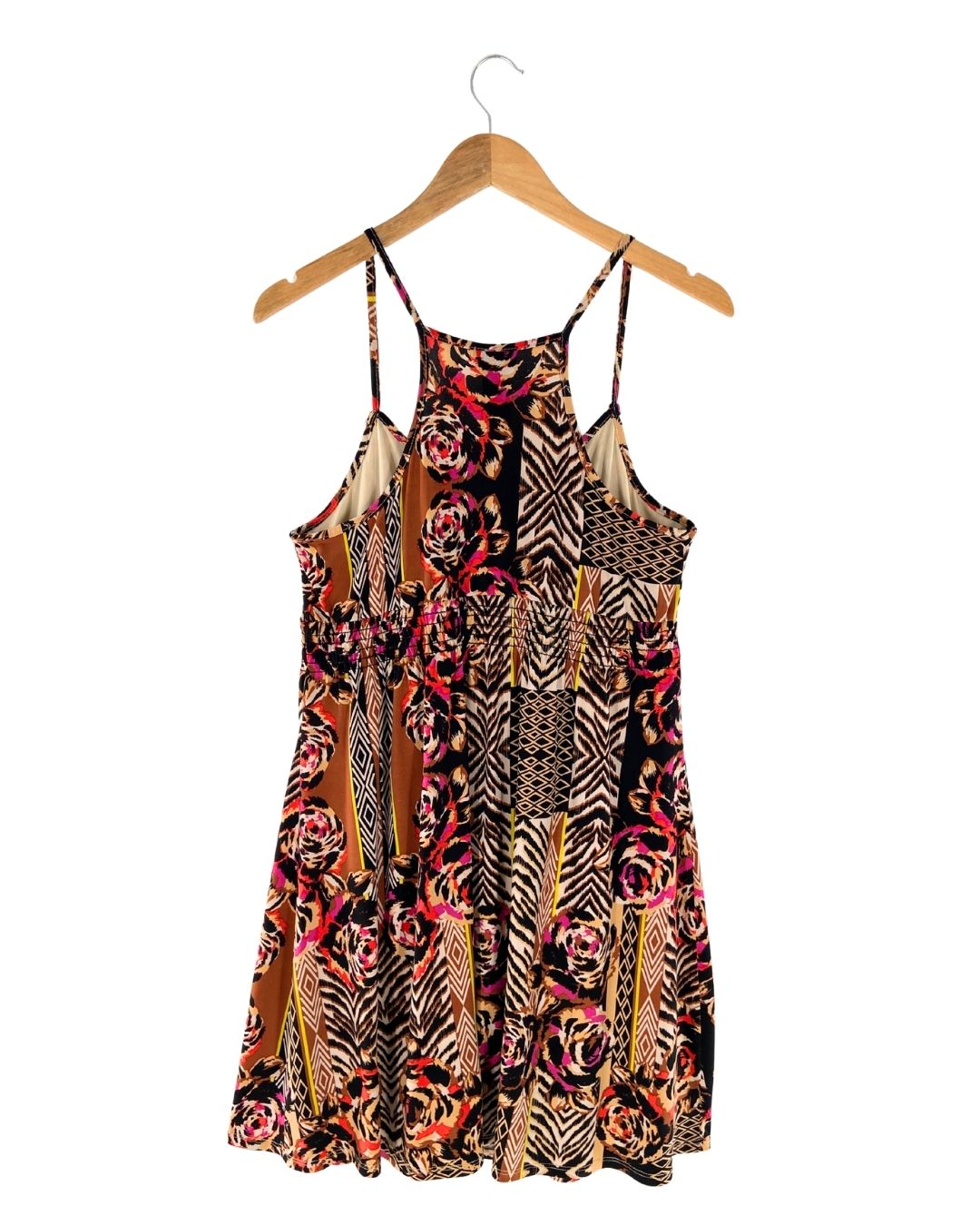 Vestido mini de tiras print