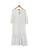 Maxi vestido abotonado