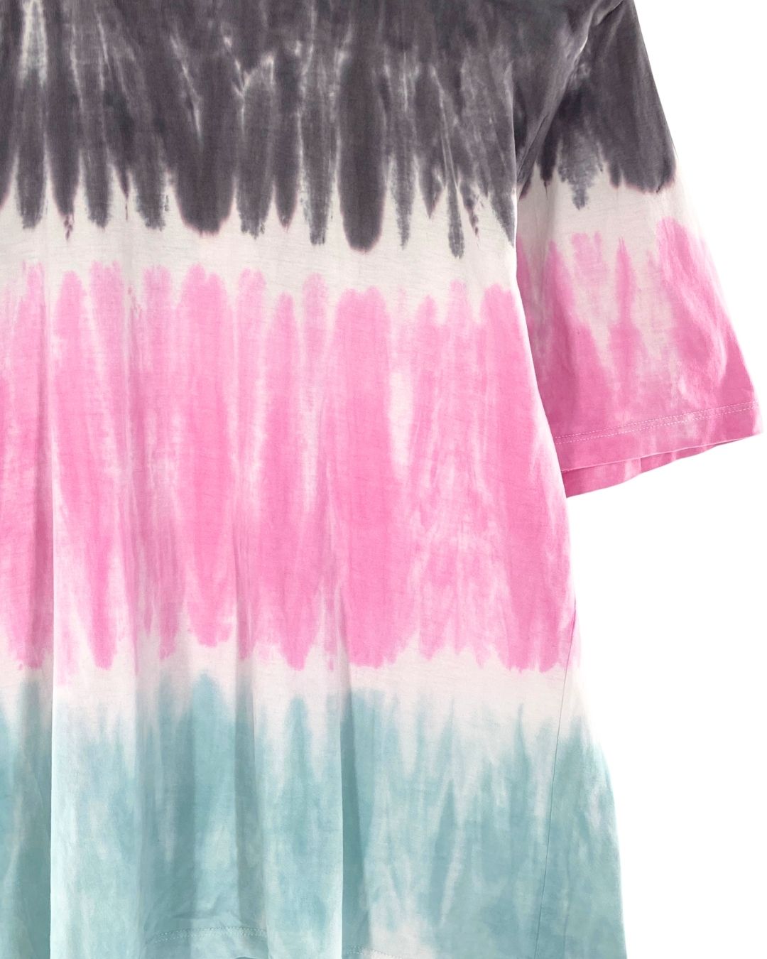 Camiseta con print tie dye
