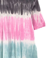 Camiseta con print tie dye