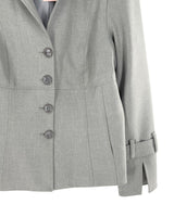 Blazer abotonado costuras