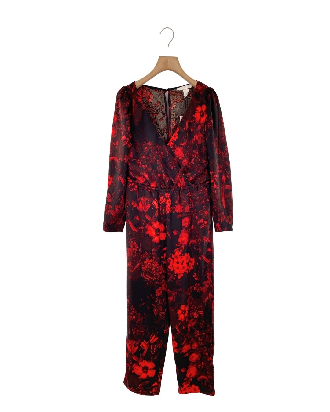 Enterizo cruzado print flores