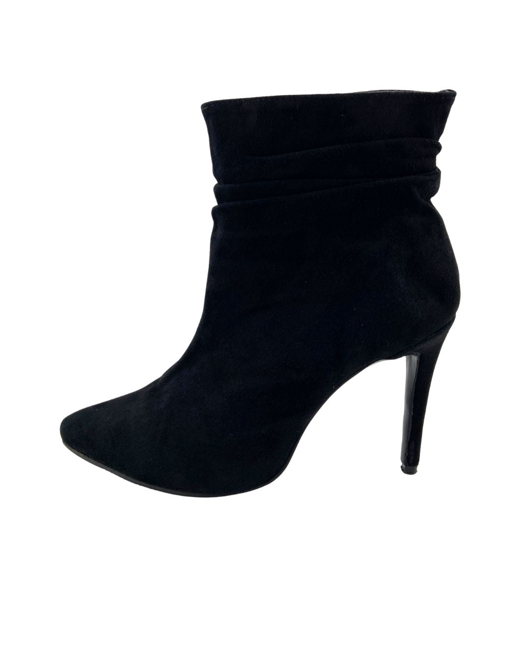 Botines de tacon en cuero