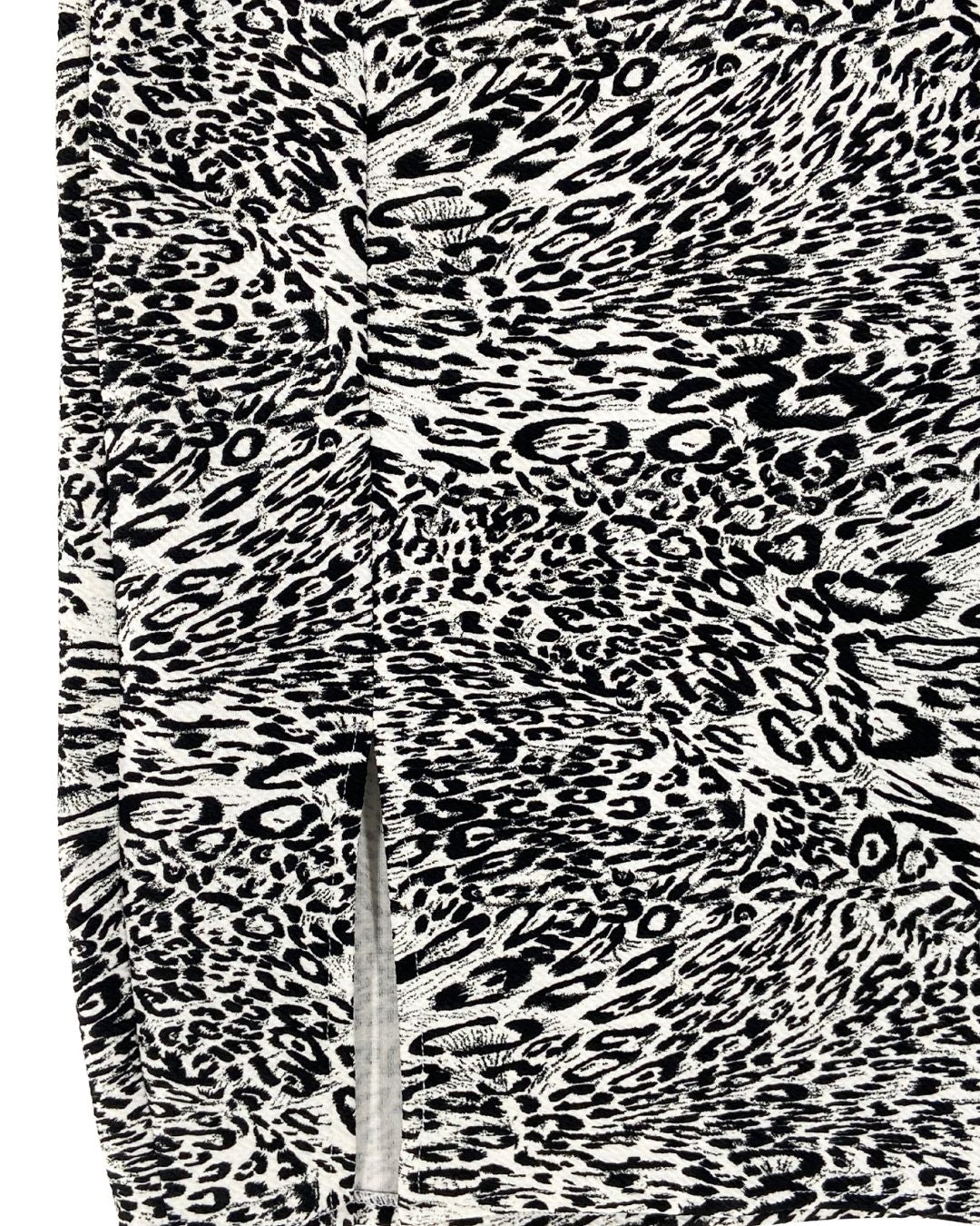 Falda lapíz encauchada