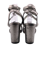 Sandalias de tacon con correas