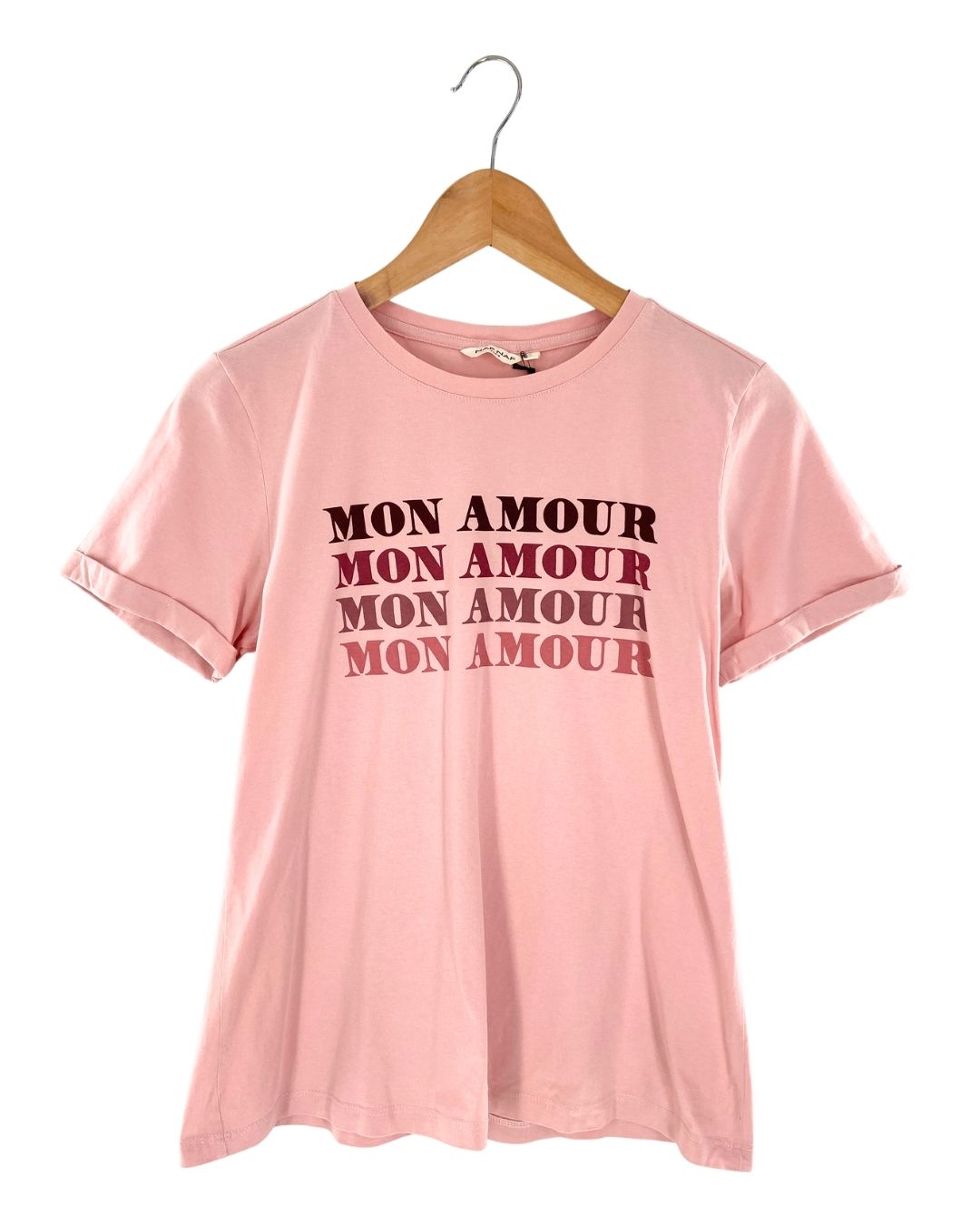 Camiseta manga corta con print
