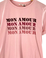Camiseta manga corta con print