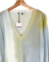 Saco escote en V print tie dye