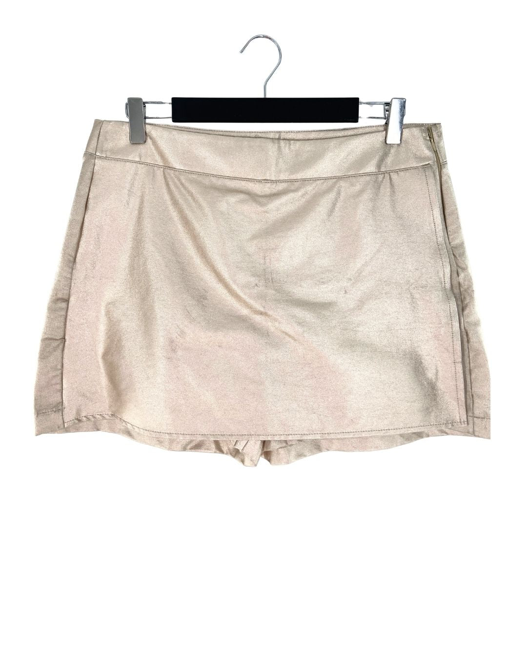 Skirt shorts efecto piel