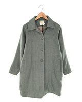 Abrigo long size abotonado