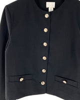 Blazer crop botones