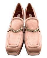 Mocasines satinados tacon