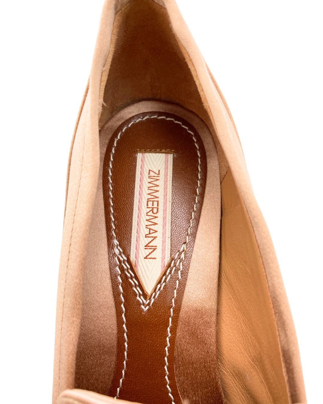 Mocasines satinados tacon