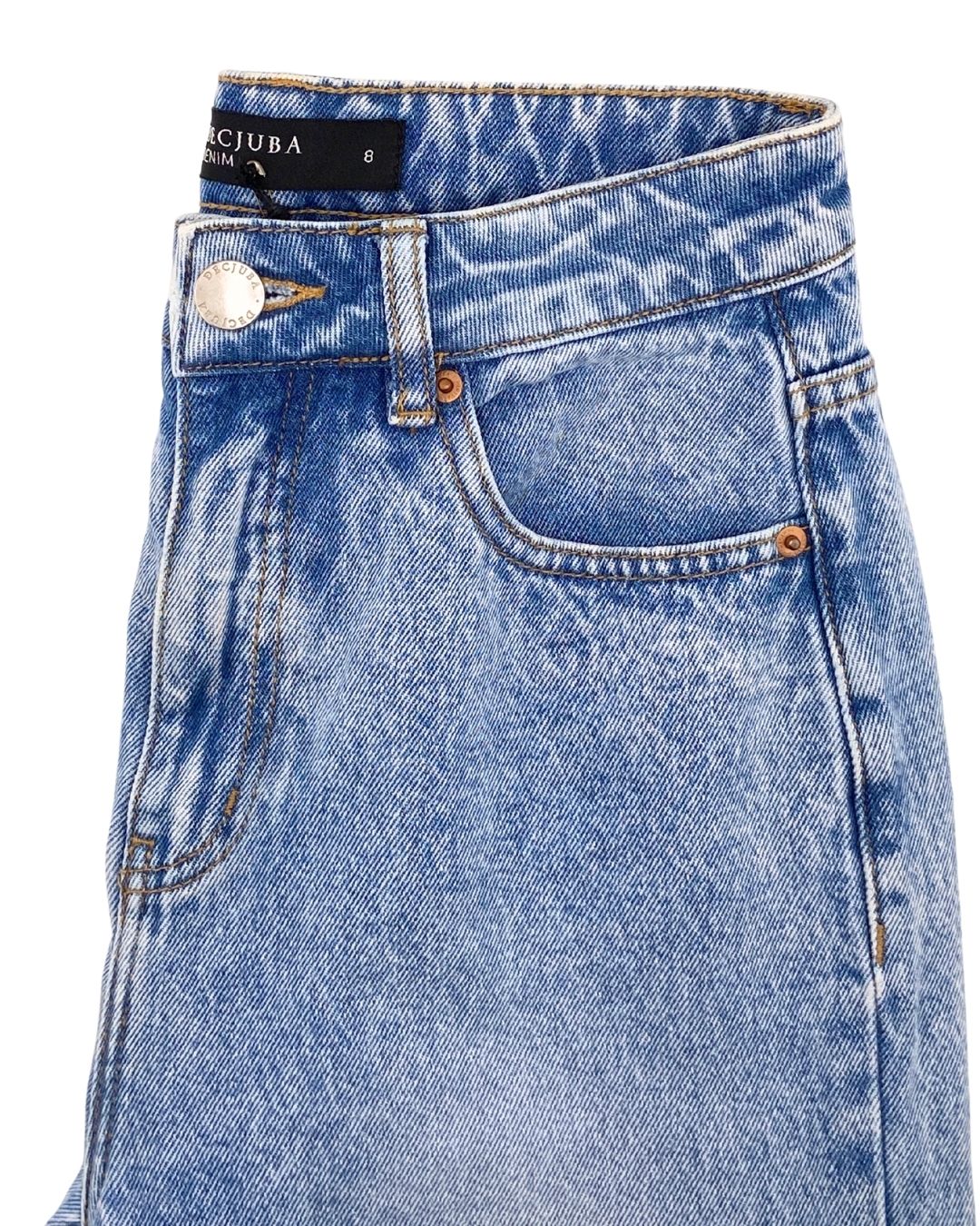 Jean rigido wide leg