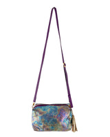 Mini crossbody con cuero