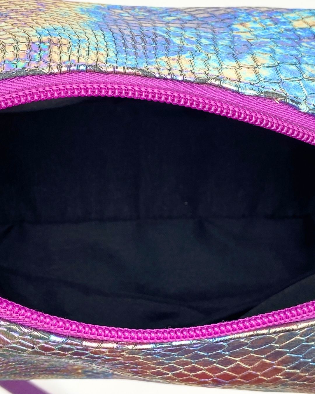 Mini crossbody con cuero
