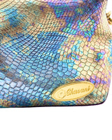 Mini crossbody con cuero