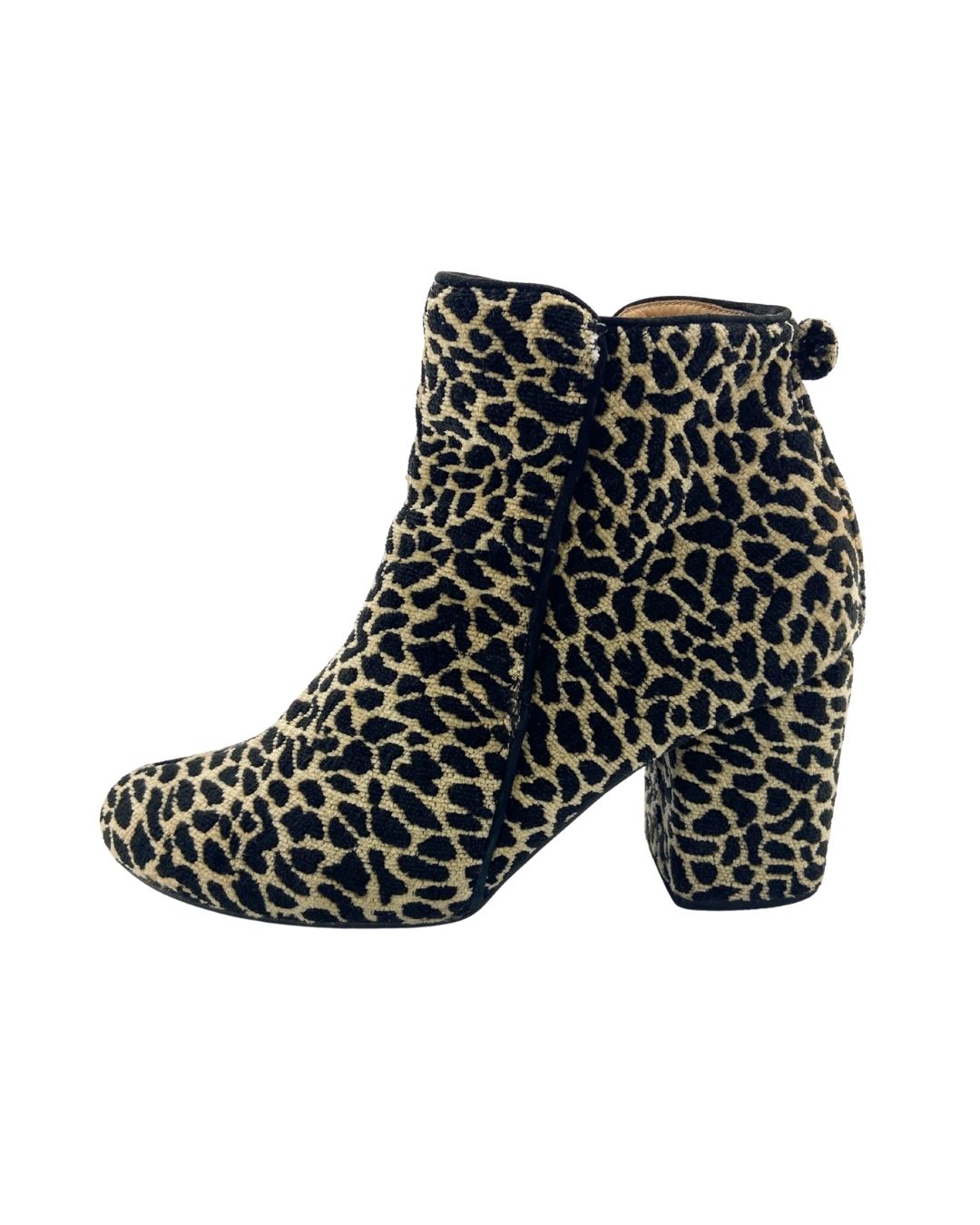Botines afelpado animal print