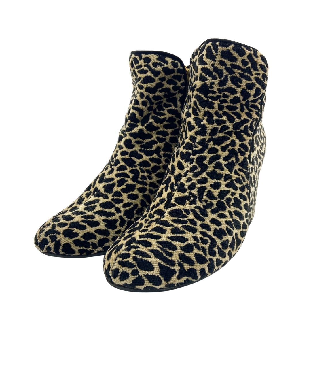 Botines afelpado animal print