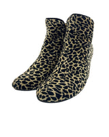 Botines afelpado animal print