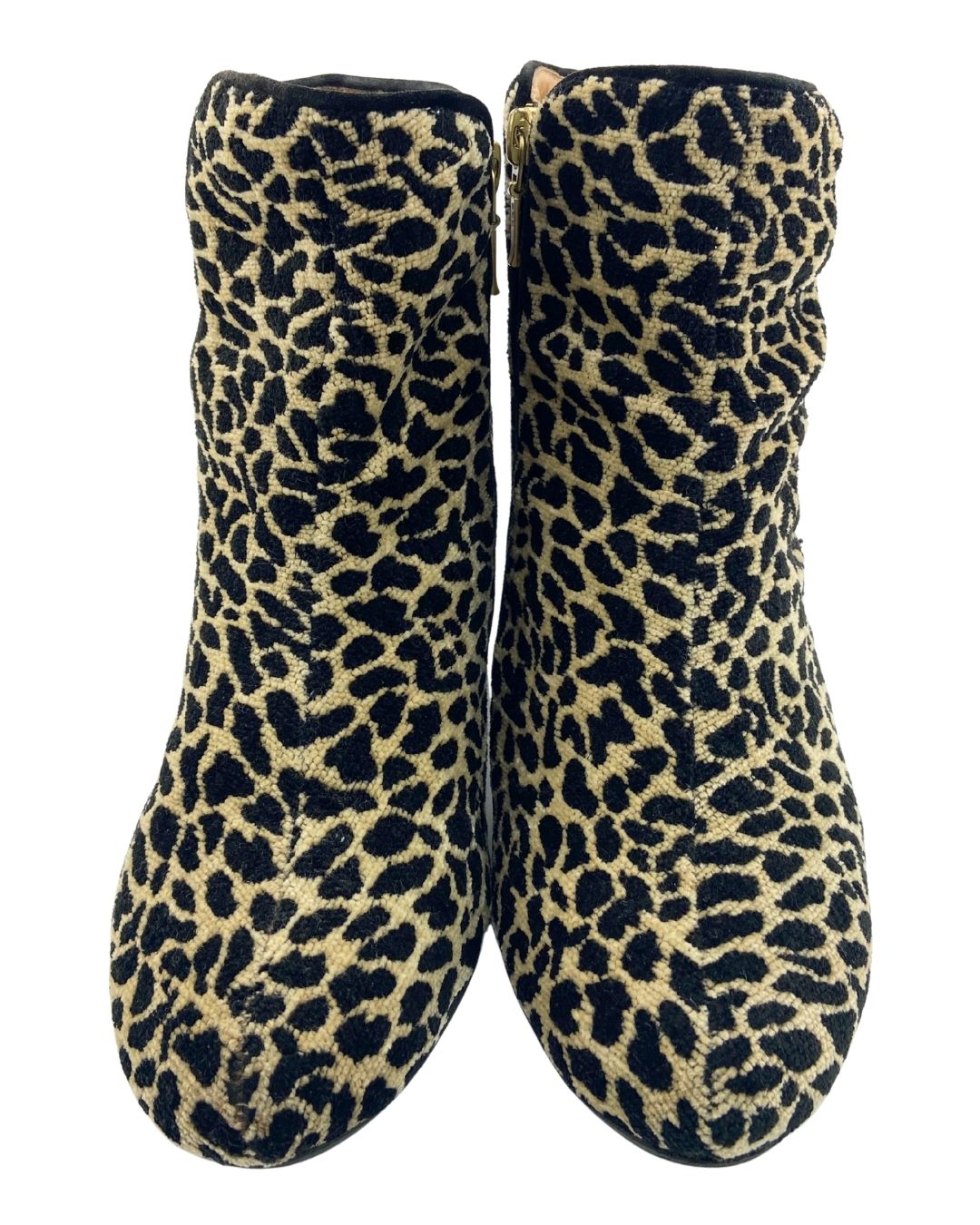 Botines afelpado animal print