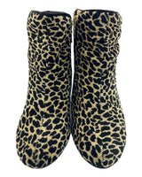 Botines afelpado animal print