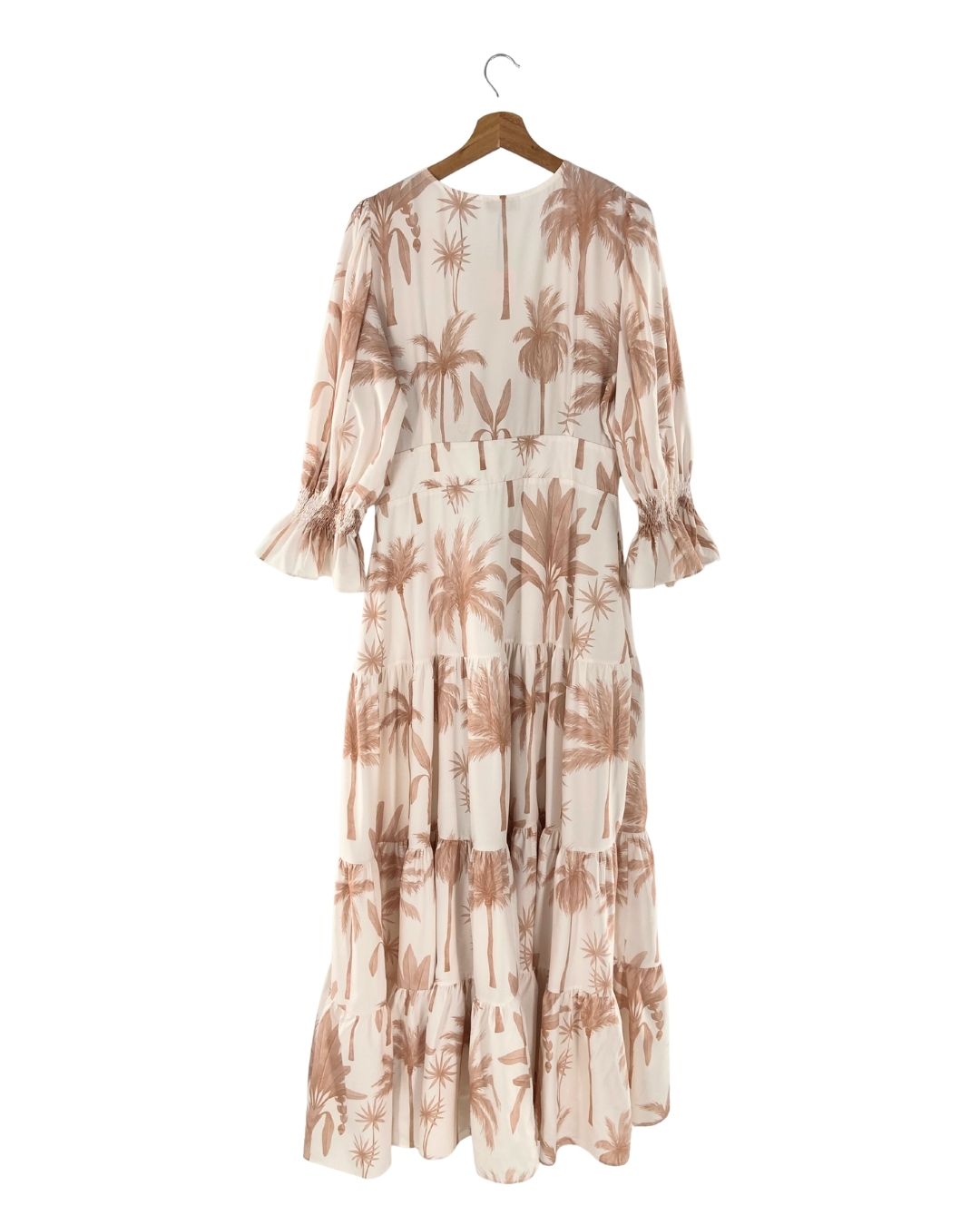 Maxi vestido print palmeras