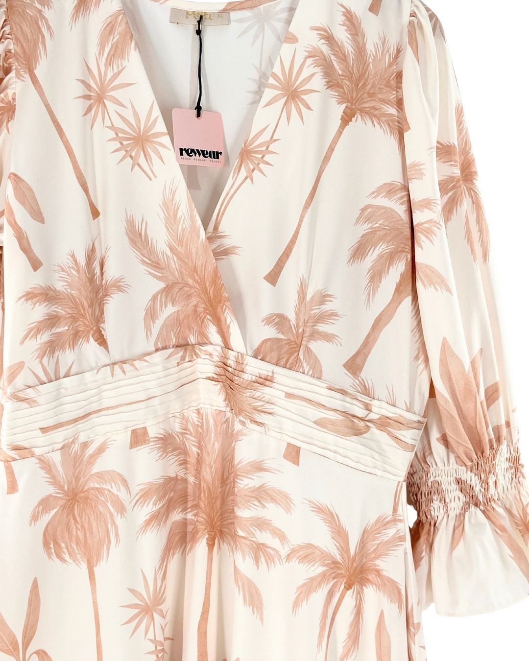 Maxi vestido print palmeras