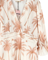 Maxi vestido print palmeras