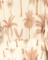 Maxi vestido print palmeras