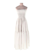 Maxi vestido amplio de tiras