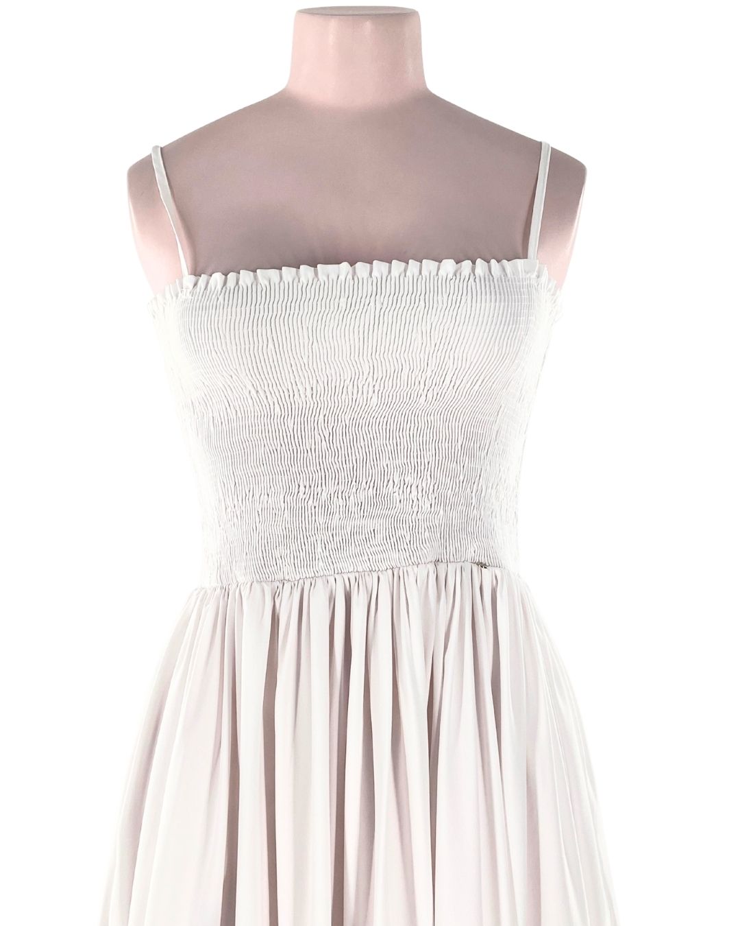 Maxi vestido amplio de tiras