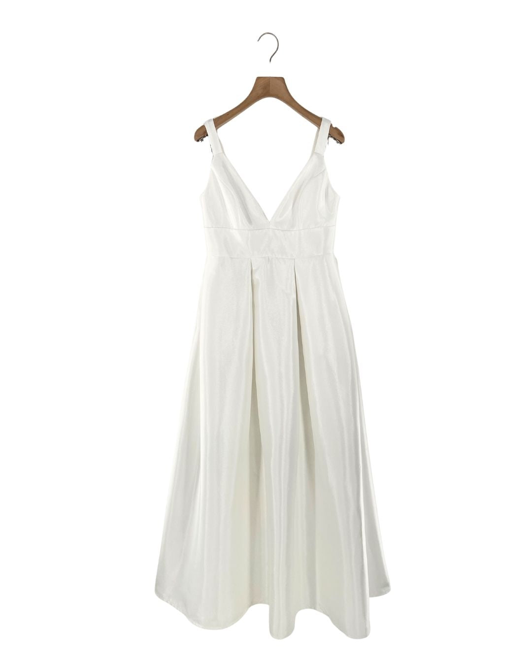 Maxi vestido satinado