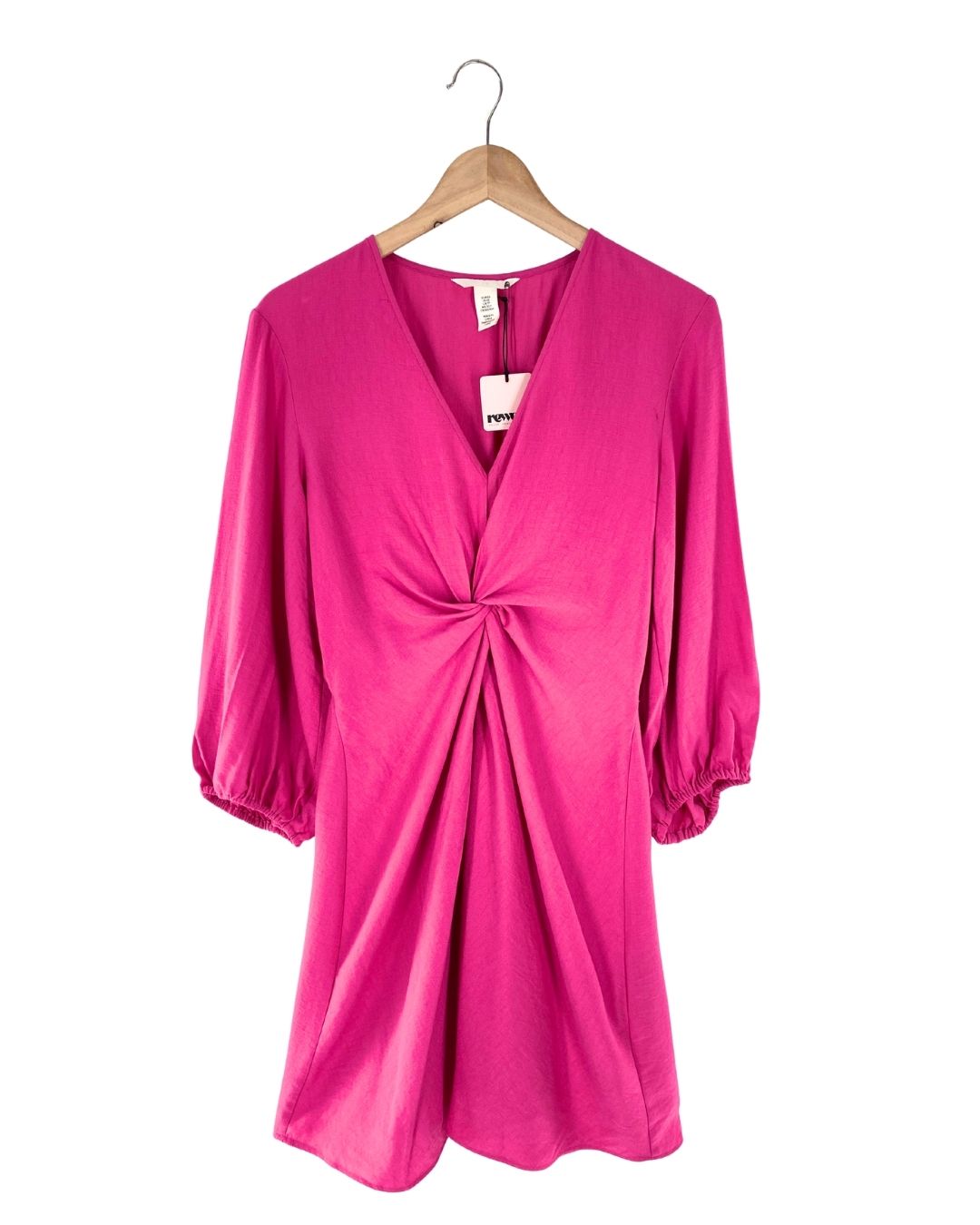 Vestido con anudado en frente